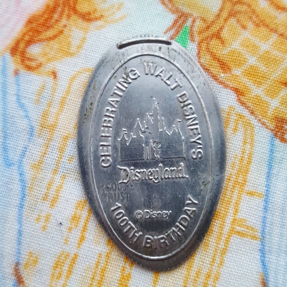 Walt Disney 100th Birthday Pressed Coin Collectible